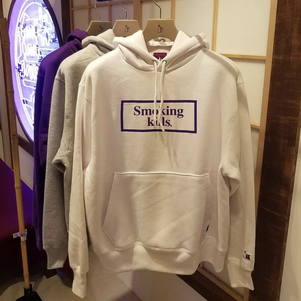 Fr2 撫子nadeshiko Smoking Kills Hoodie Immortal Store