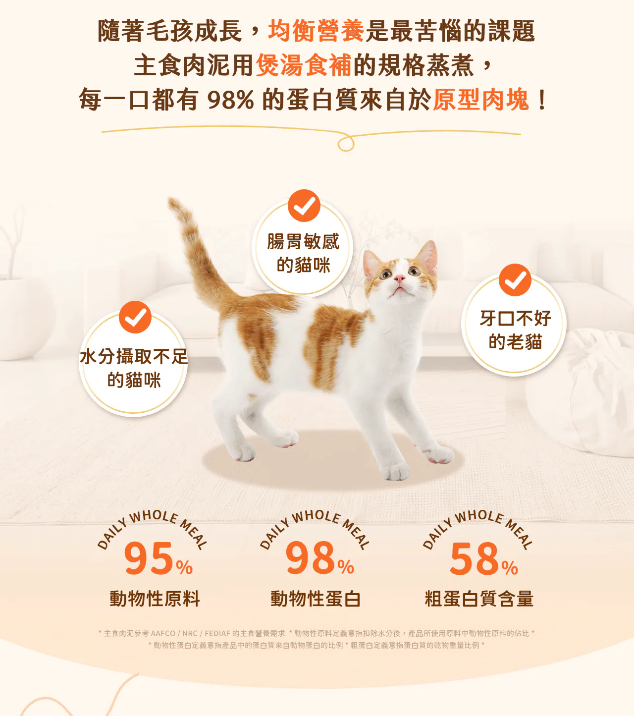 可追溯時食材，小分子水解蛋白，好消化吸收