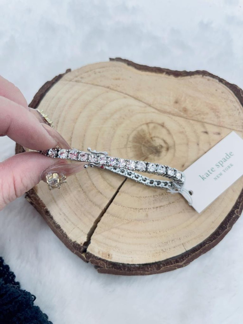 Kate Spade Shimmy Tennis Bracelet Silver 陳記美加代購