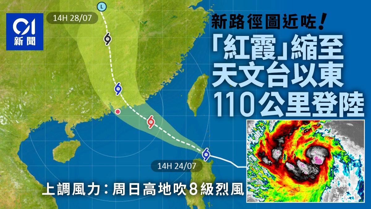 掛一號波，香港人已經開始問：「聽日使唔使返工？」