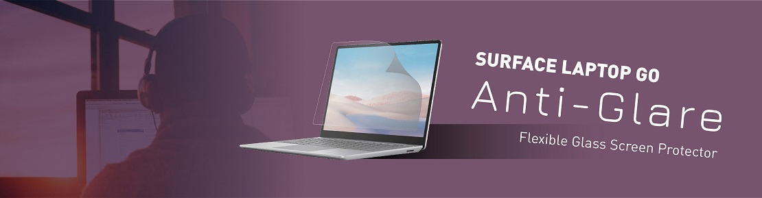 Surface Laptop Go Anti Glare Flexible Glass Screen Protector
