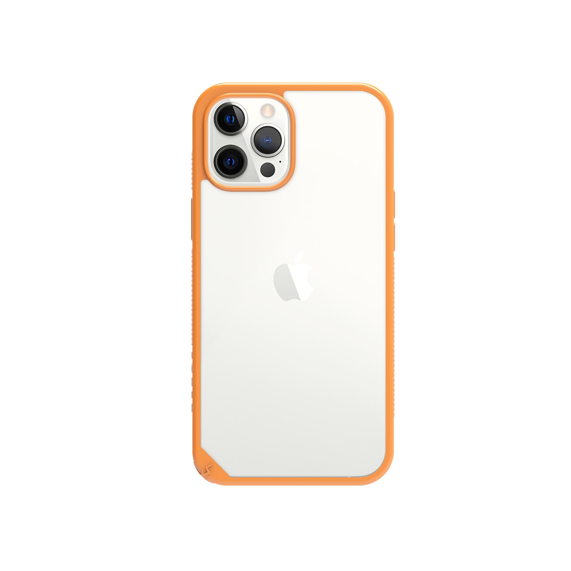 iPhone 12 Pro / 12 Signature Series Phone Case_Orange with Grey Tape