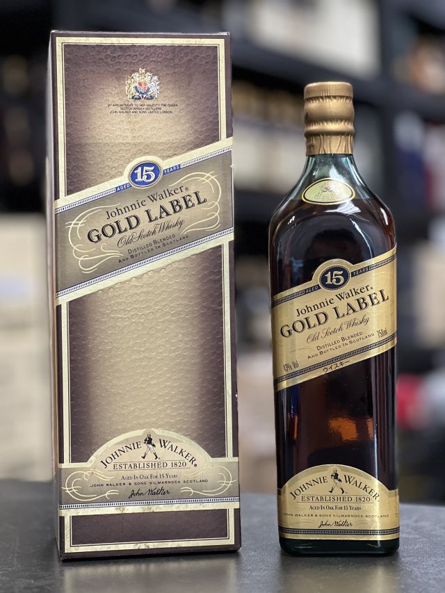 Johnnie Walker Gold Label 15年 楽天市場】ジョニーウォーカー ゴールドラベル 15年 750ml 43