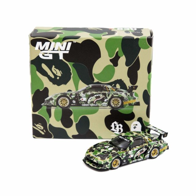 MINIGT BAPE×LBWK MAZDA RX-7 LB Super Silhouette / Mclaren
