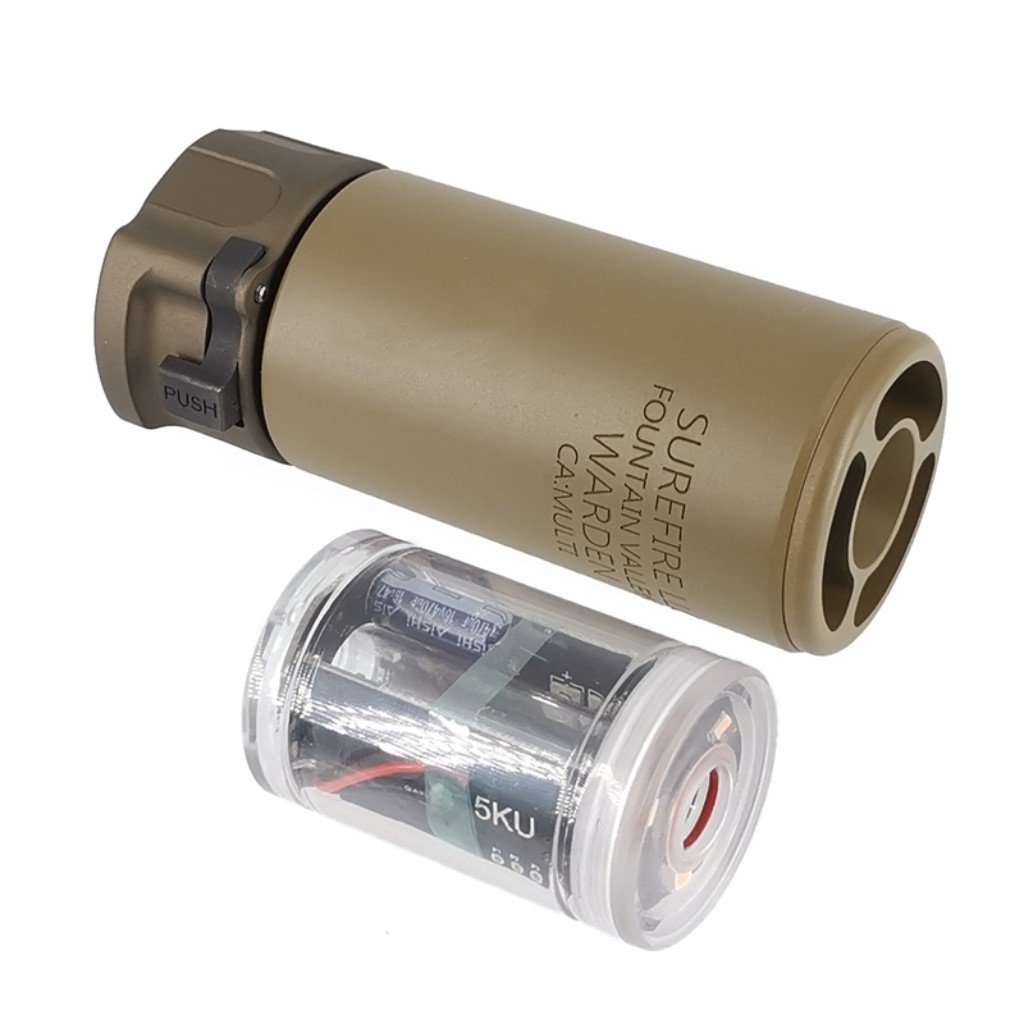 5KU 14mm CCW Spitfire Tracer Warden Blast Diffuser TAN - Gun