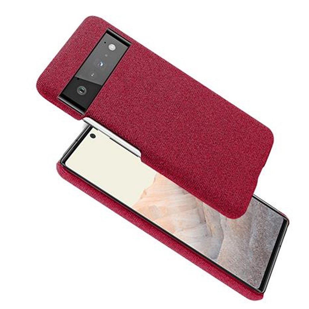 Google Pixel 6 Pro Case Red (布紋)