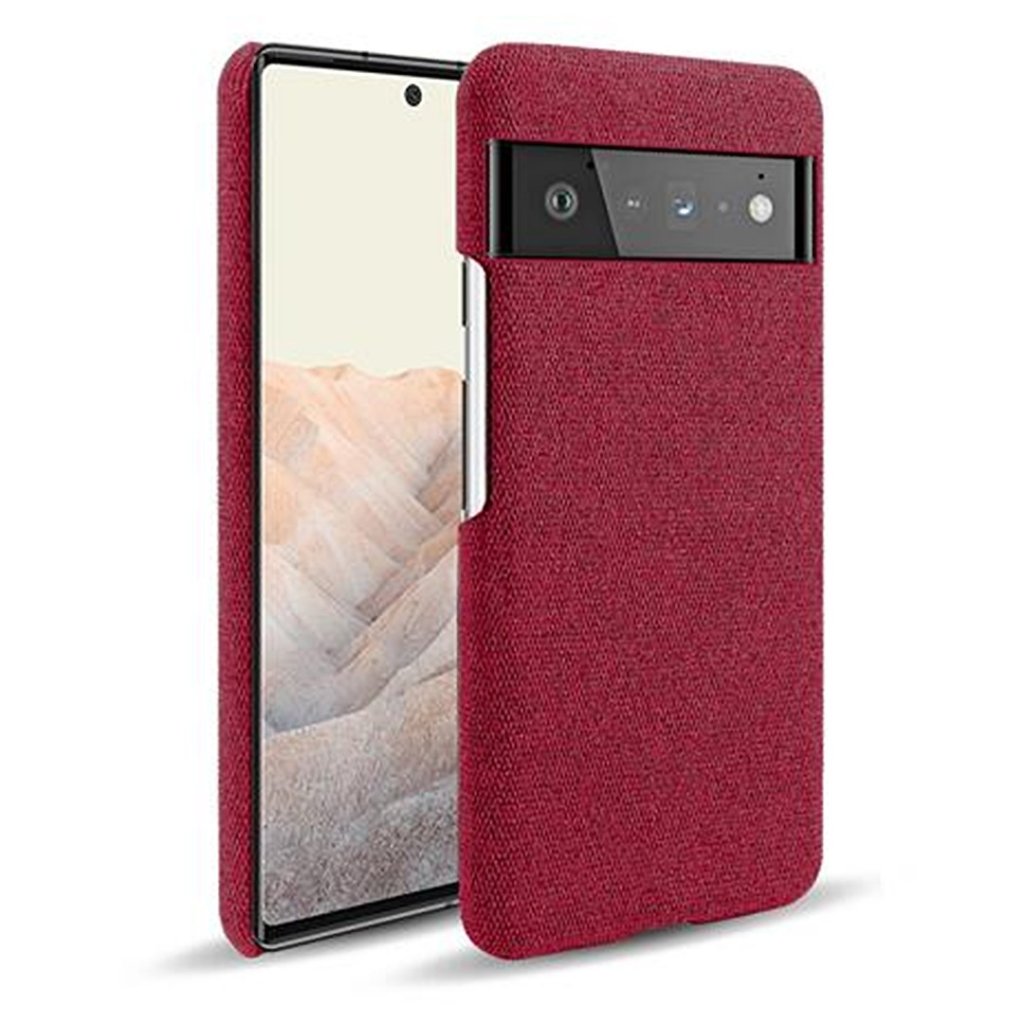 Google Pixel 6 Pro Case Red (布紋)