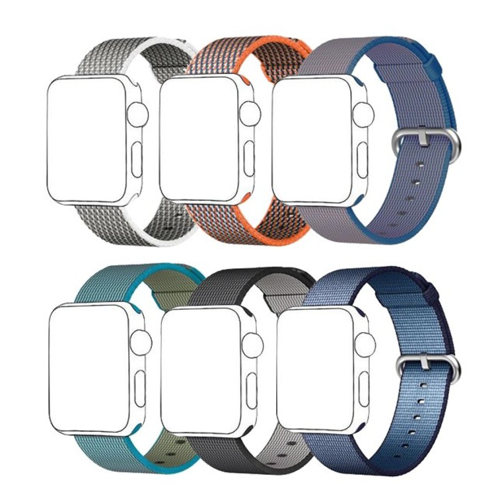 Nylon Watch Band 42mm for Apple (6 色)