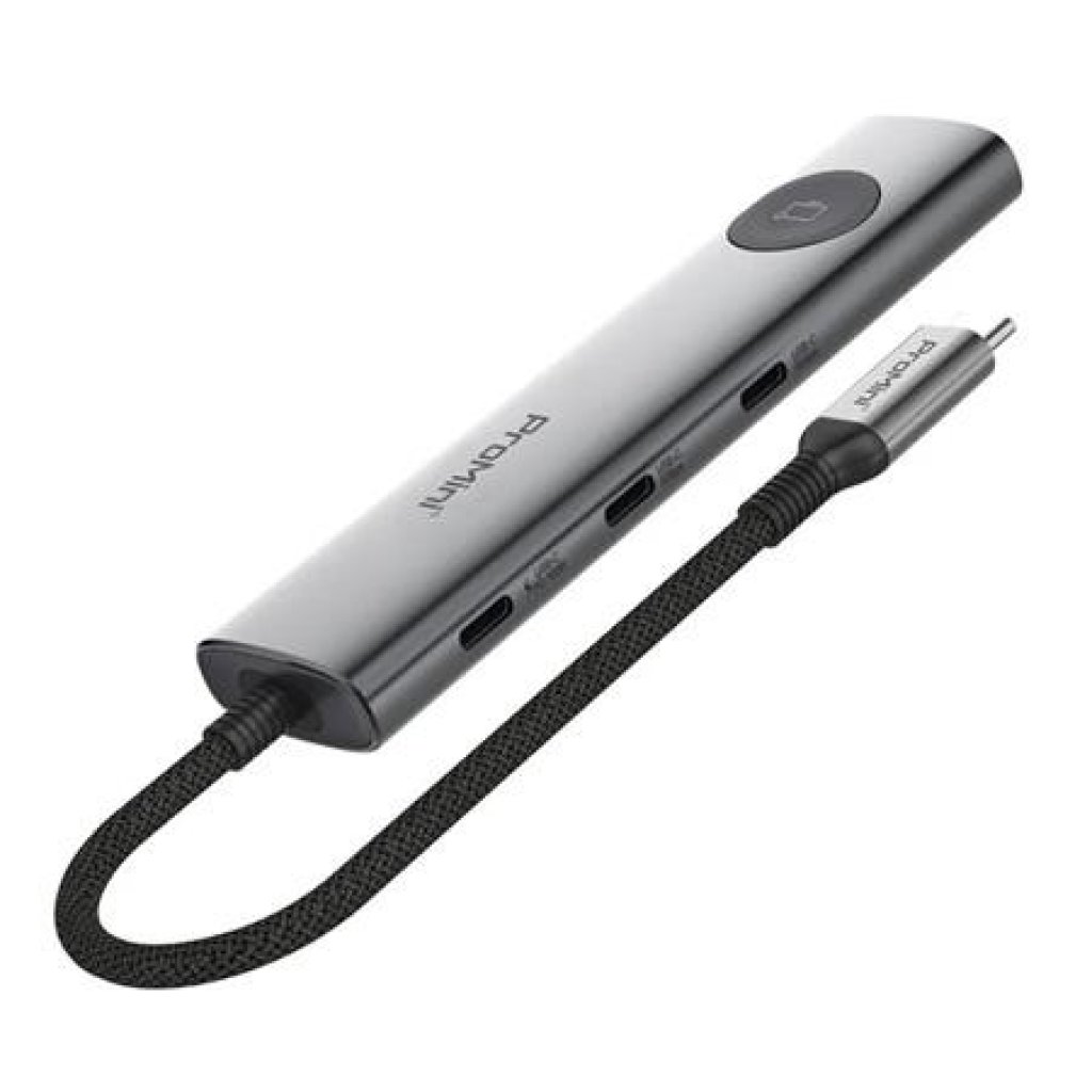 Magic-Pro  ProMini CH8T 8-in-1 USB-C 擴展器 香港行貨 銀色