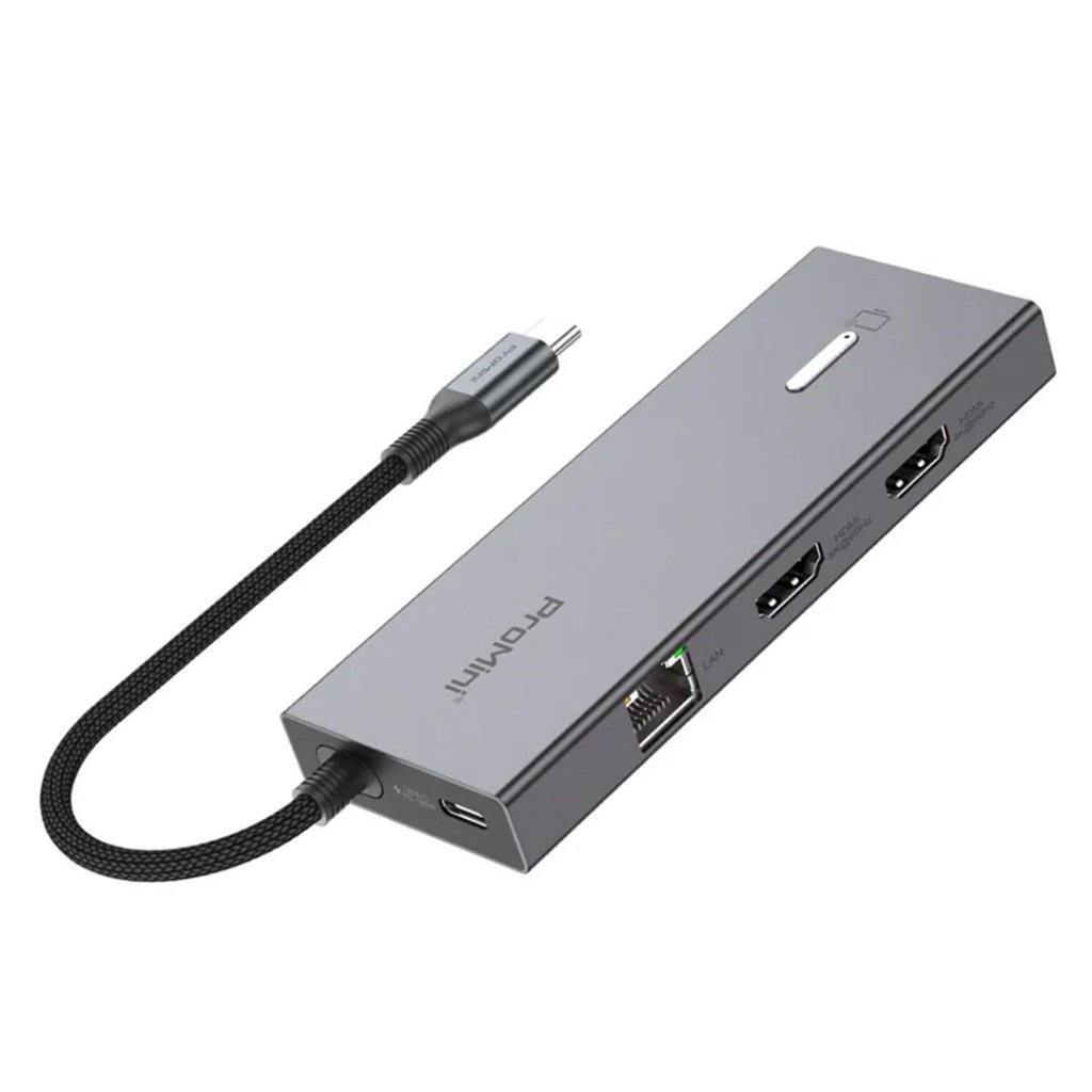 Magic-Pro ProMini CH9T 9-in-1 USB-C Hub Station 香港行貨  灰色