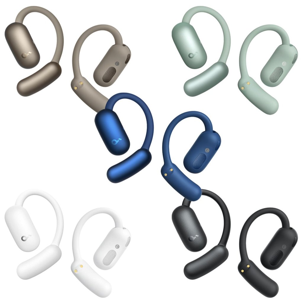 Soundcore AeroFit 2 Adjustable Open-Ear Wireless Earbuds (5色)