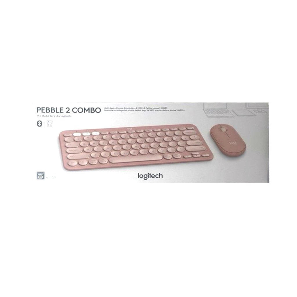 Logitech Pebble 2 Combo 無線纖薄鍵鼠套裝   (美式英文) (5 色)