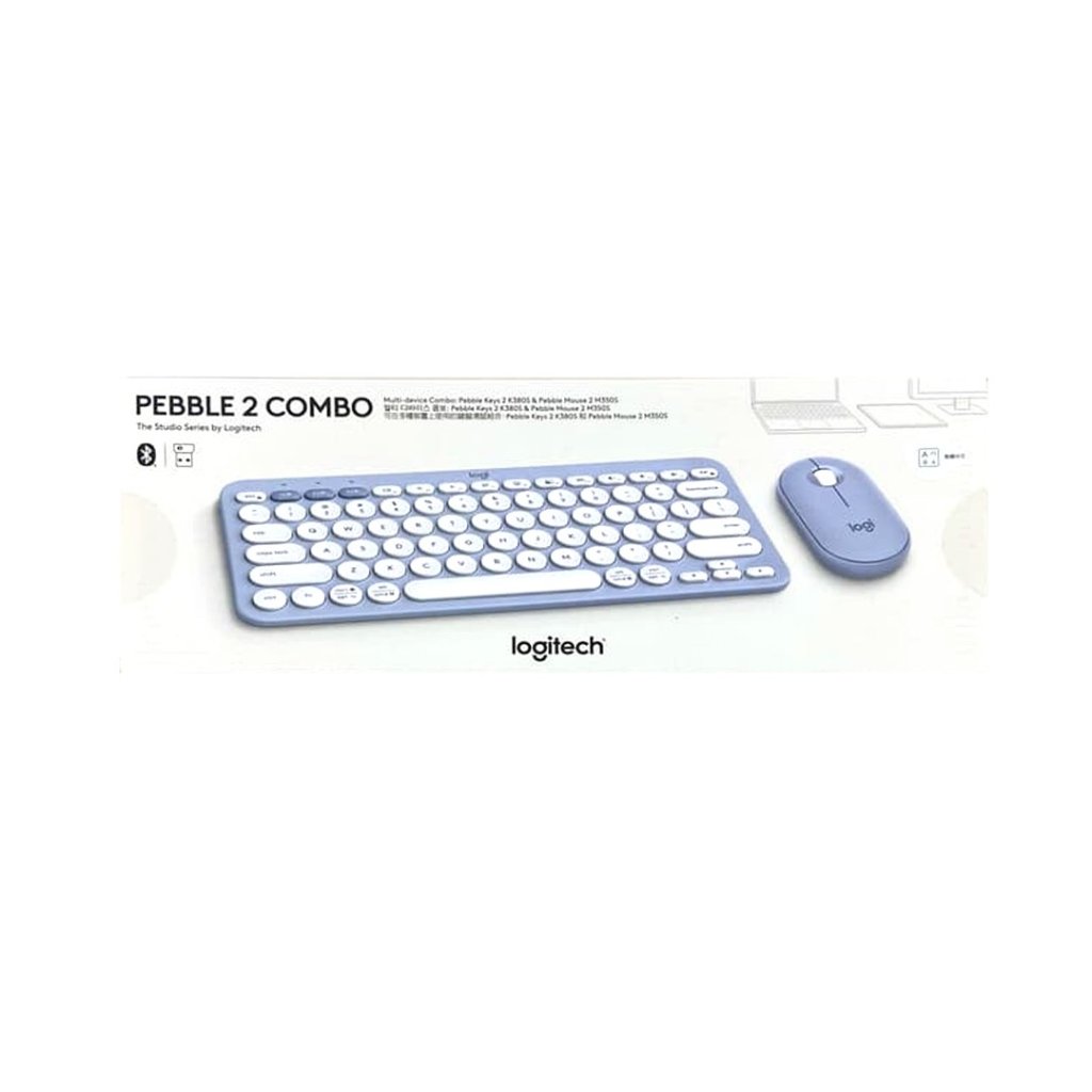 Logitech Pebble 2 Combo 無線纖薄鍵鼠套裝   (美式英文) (5 色)