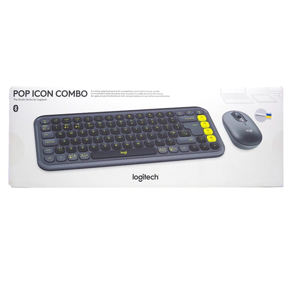 Logitech POP Icon Keyboard Mouse Combo 鍵盤滑鼠套裝 (4 色)