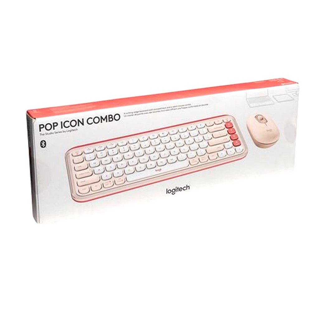 Logitech POP Icon Keyboard Mouse Combo 鍵盤滑鼠套裝 (4 色)