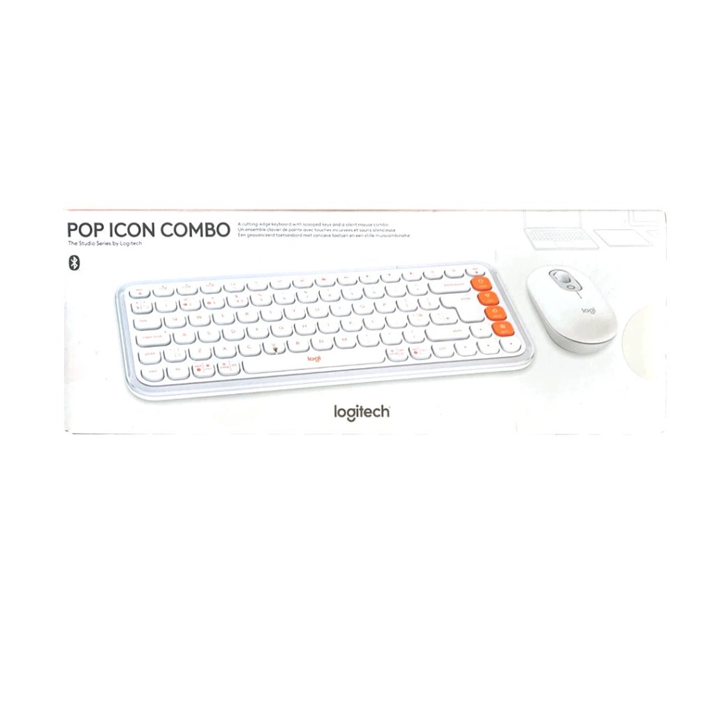Logitech POP Icon Keyboard Mouse Combo 鍵盤滑鼠套裝 (4 色)