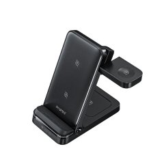 Magic-Pro ProMini W3FD 3 in 1 Dual Mode Wireless Charger with power adaptor