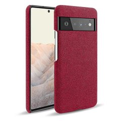 Google Pixel 6 Pro Case Red (布紋)