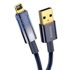 Baseus 探索者系列 智能斷電快充數據線 USB to iP 2.4A 1m 藍色