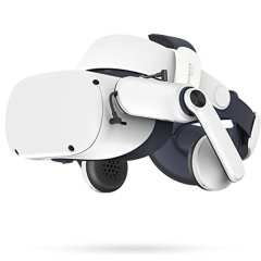 Bobovr A2 Headphones – Compatible with Quest2, Built-in Power Amplifier, 4 Sound Modes, Magnetic Double Earmuff Design
