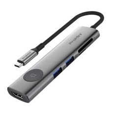 Magic-Pro  ProMini CH8T 8-in-1 USB-C 擴展器 香港行貨 銀色