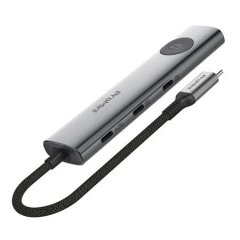 Magic-Pro  ProMini CH8T 8-in-1 USB-C 擴展器 香港行貨 銀色