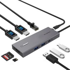 Magic-Pro ProMini CH9T 9-in-1 USB-C Hub Station 香港行貨  灰色