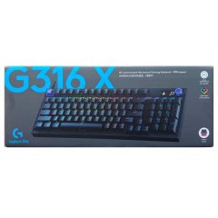 Logitech G316 X 8K客製化機械遊戲鍵盤 紅軸 (4 色)