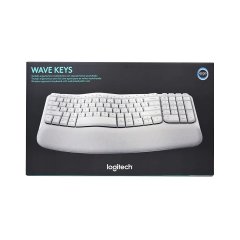 Logitech WAVE KEYS 人體工學鍵盤 (4 色)