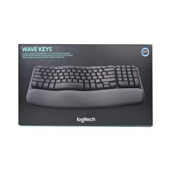 Logitech WAVE KEYS 人體工學鍵盤 (4 色)