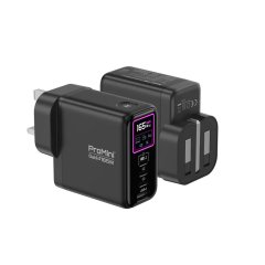 Magic-Pro ProMini GF165P Ultra UI顯示PD3.1 GaN 165W摺疊三腳快速充電器