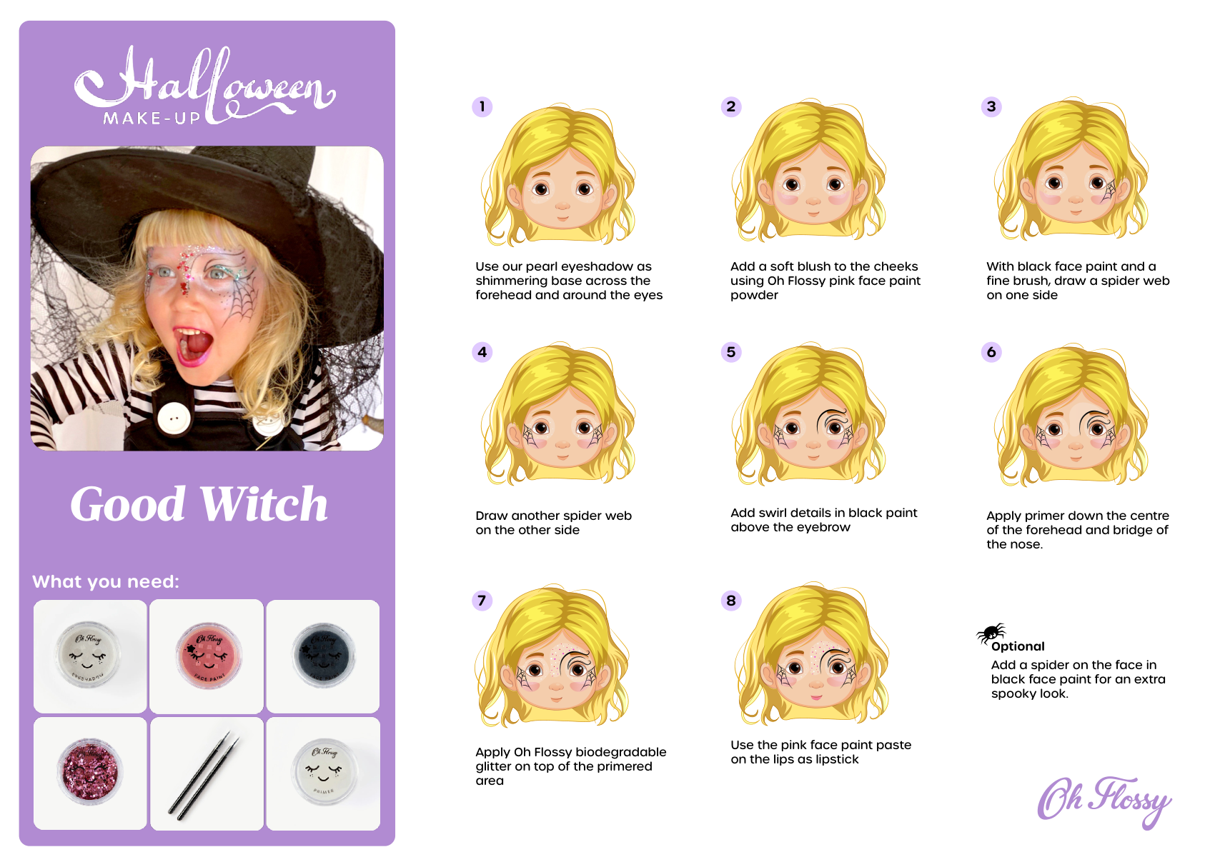 Oh Flossy Good Witch 官方彩妝教學